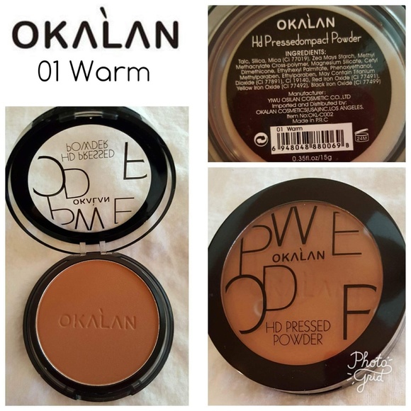 Okalan HD Pressed Face Powder Warm - Picture 1 of 1